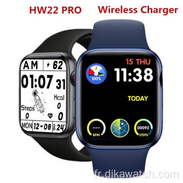 HW22 Pro SmartWatch Chargeur sans fil Visage Pression artérielle